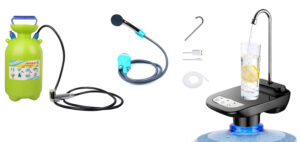 پمپ‌های آب و دوش سفری