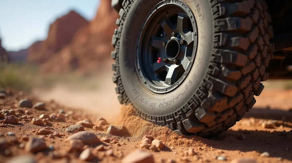 تأثیر تایر و سسپنشن آفرود