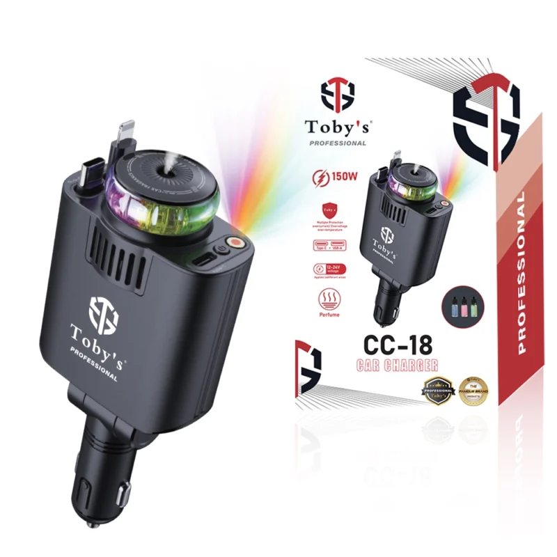 شارژر فندکی و خوشبو کننده توبیز CC-18